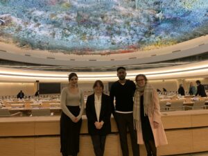 M.A. Human Rights students in the rooms of the HR Council of the UN